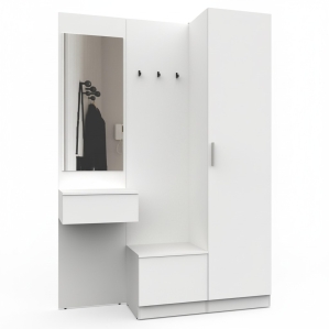 Набор мебели для прихожей "Марсель-105" МР 01-105 В2160 Ш1500 Г420 (ЛД..